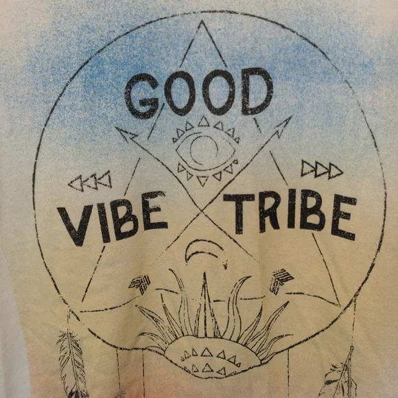 Spiritual Gangster Women's Size Small Sleeveless Good Vibe Tribe Sleeveless Tank - Picture 2 of 12